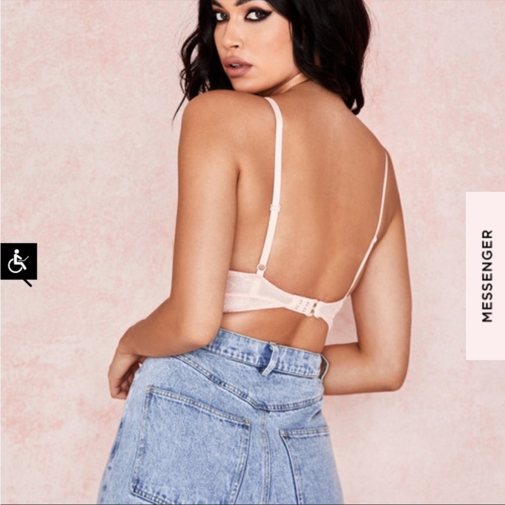 House of CB ‘Navaeh’ Blush Lace Bodysuit NWT - Picture 6 of 11